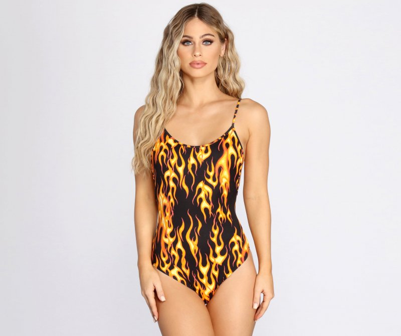 TableClothsUs Too Hot To Handle Bodysuit